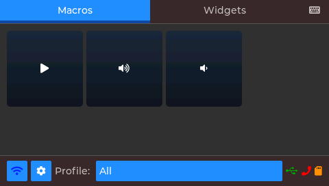 Macros tab